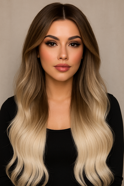 Clip-in Extensions Diamond Line Shadowed Blonde