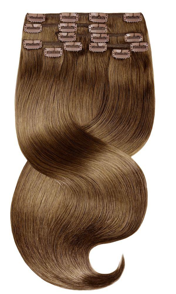 Natur-Goldbraun Remy Clip-in Extensions