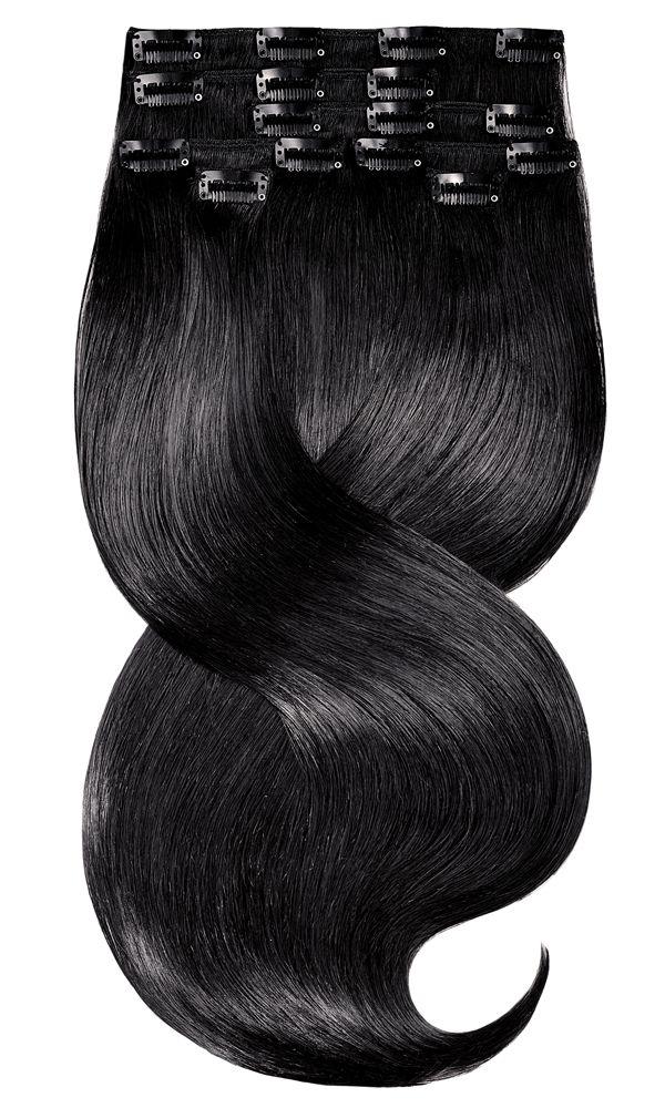 Fashion Line XL Clip-in Haarverlängerung Schwarz