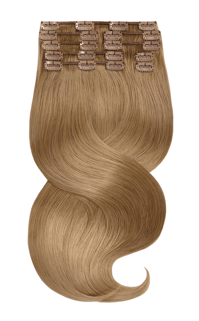 RUBIN LINE Hellbraun-Karamell Clip-in Hair Extensions
