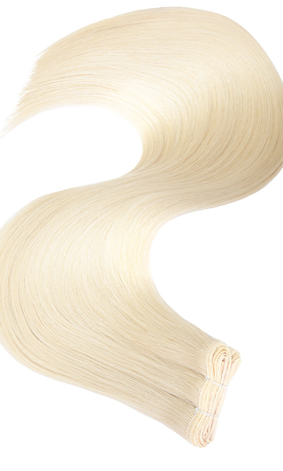 Flat Weft Hair Extensions Goldblond