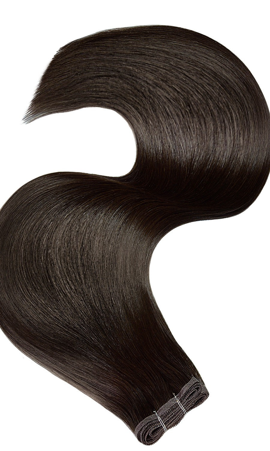 Flat Weft Schwarz-Braun Hair Extensions