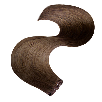 Kastanien-Dunkelbraun Keratin Bonding Hair Extensions