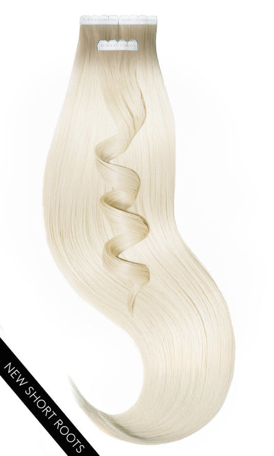 PRO DELUXE LINE INVISIBLE Schwarz-Braun & Sommerblond Tape-in Extensions
