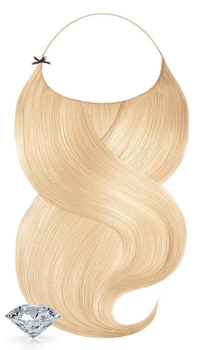 Extensions de Postiche Une Pièce / Halo Blond Miel