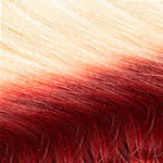 color:Hellblond & Rubin Rot